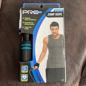 New Pro strength weighted jump rope